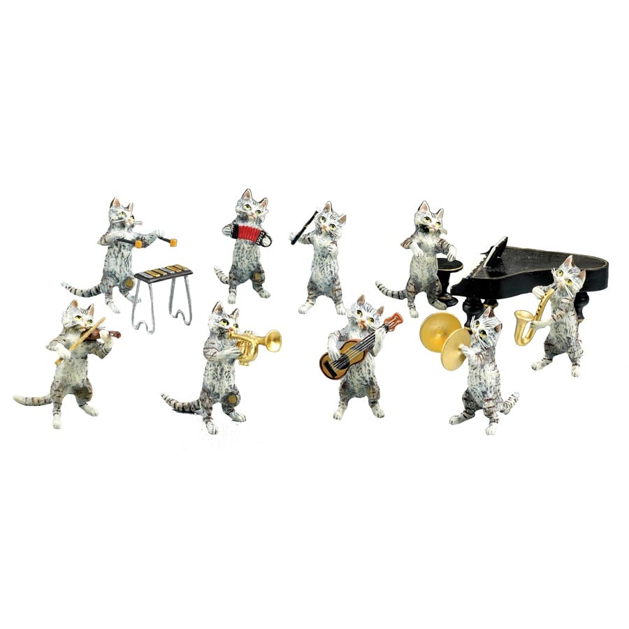Austrian Bronze Cat Orchestra